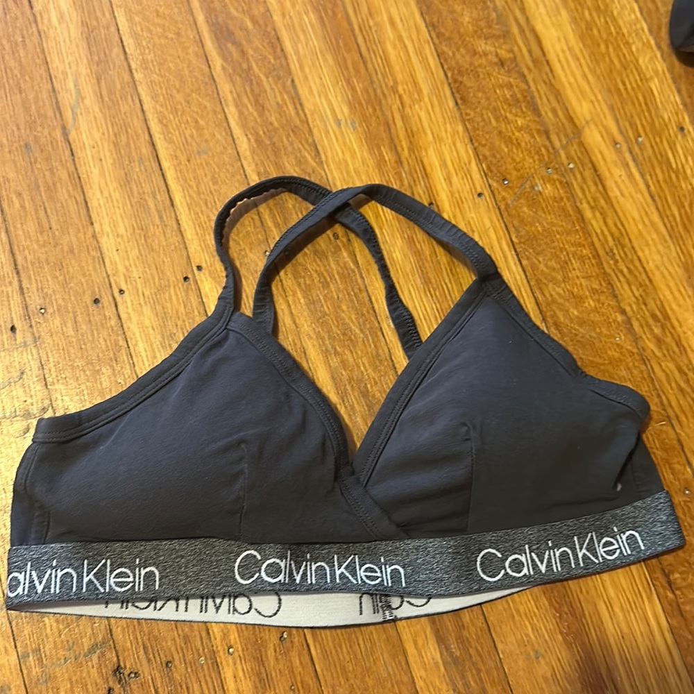 calvin klein grey bralette